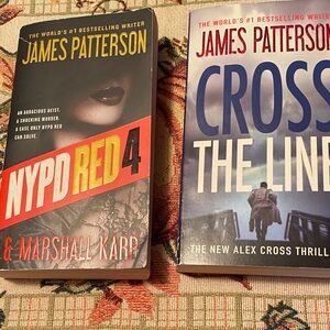 James Patterson NYPD Red 4 and Cross the Line Books
